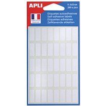 Agipa APLI Etiquette multi-usages, 19 x 62 mm, blanc - Lot de 24