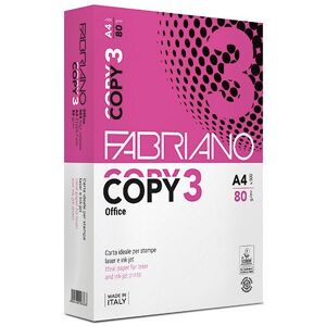 Fabriano Ramette 500 feuilles Blanc COPY 3 OFFICE A3 80G CIE 147 - Lot de 5