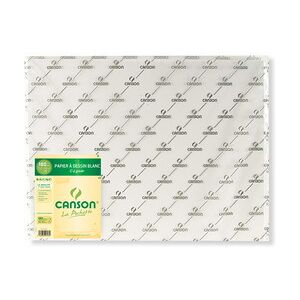 Canson Papier à dessin 'C' à Grain, 180 g/m2, 297 x 420 mm - Lot de 50