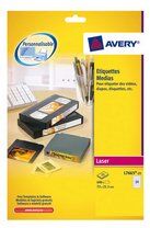 Avery Pochette de 600 étiquettes Avery 72 x 21,2 mm pour cartouches numériques Avery Pochette de 600 étiquettes Avery 72 x 21,2 mm pour cartouches numériques