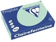 Clairefontaine Ramette papier couleur Clairefontaine Trophée couleurs pastel A4 160 gr - 250 feuilles - vert pastel Clairefontaine Ramette papier couleur Clairefontaine Trophée couleurs pastel A4 160 gr - 250 feuilles - vert pastel