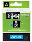 Dymo Ruban D1 poly 24mmx7m Blanc/Noir BB1 S0721010