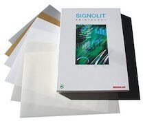Film PET autoadhésif SIGNOLIT-C, A4, transparent Film PET autoadhésif SIGNOLIT-C, A4, transparent