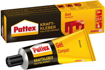 Pattex Colle de contact Gel Compact, avec solvant, tube de - Lot de 3