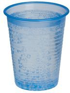 Matfer Gobelet jetable plastique 20 cl transparent bleuté - lot de 1500 Matfer Gobelet jetable plastique 20 cl transparent bleuté - lot de 1500