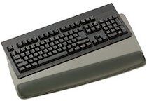 3M Repose-poignet gel avec support-clavier, noir