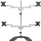 StarTech.com Pied pour ecran PC a 4 affichages - Support articule en acier et aluminium - Pour quatre moniteurs jusqu'a 27" (ARMQUADSS) - pied (bras réglable) StarTech.com Pied pour ecran PC a 4 affichages - Support articule en acier et aluminium - Pour quatre moniteurs jusqu'a 27" (ARMQUADSS) - pied (bras réglable)