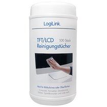 Logilink Lingettes de nettoyage pour écrans TFT/LCD/Plasma - Lot de 5