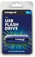 Integral Clé USB Integral Evo 16 Go - bleue Integral Clé USB Integral Evo 16 Go - bleue