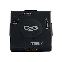 C2G 3-Port HDMI Auto Switch - commutateur vidéo/audio - 3 ports C2G 3-Port HDMI Auto Switch - commutateur vidéo/audio - 3 ports