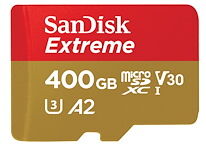 SanDisk Extreme - carte mémoire flash - 400 Go - microSDXC UHS-I