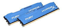 HyperX FURY - DDR3 - kit - 8 Go: 2 x 4 Go - DIMM 240 broches - 1866 MHz / PC3-14900 - mémoire sans tampon