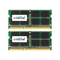 Crucial - DDR3 - kit - 16 Go: 2 x 8 Go - SO DIMM 204 broches - 1600 MHz / PC3-12800 - mémoire sans tampon Crucial - DDR3 - kit - 16 Go: 2 x 8 Go - SO DIMM 204 broches - 1600 MHz / PC3-12800 - mémoire sans tampon