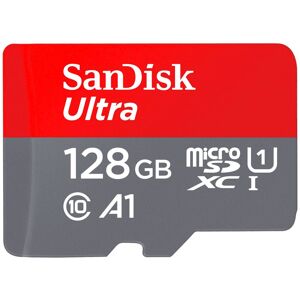 Carte mémoire micro SDHC 128 Go Sandisk avec adaptateur SDHC