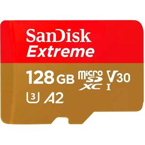 Carte mémoire micro SDXC 128 Go Sandisk Extreme avec adaptateur