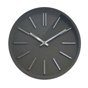 Orium Horloge silencieuse à quartz Goma Anthracite