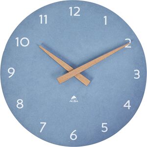 Alba Horloge murale Scandy Ø 30 cm - À quartz - bleu