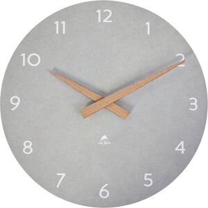 Alba Horloge murale Scandy Ø 30 cm - À quartz - gris