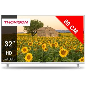 Thomson TV LED 80 cm 32HA2S13W Android HD blanc Noir