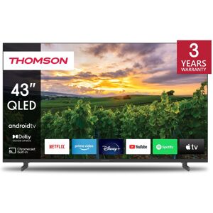 Thomson TV QLED 4K 109 cm Android TV 43'' Qled