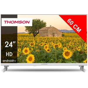 Thomson TV LCD 60 cm Android TV HD White 12-24V Noir