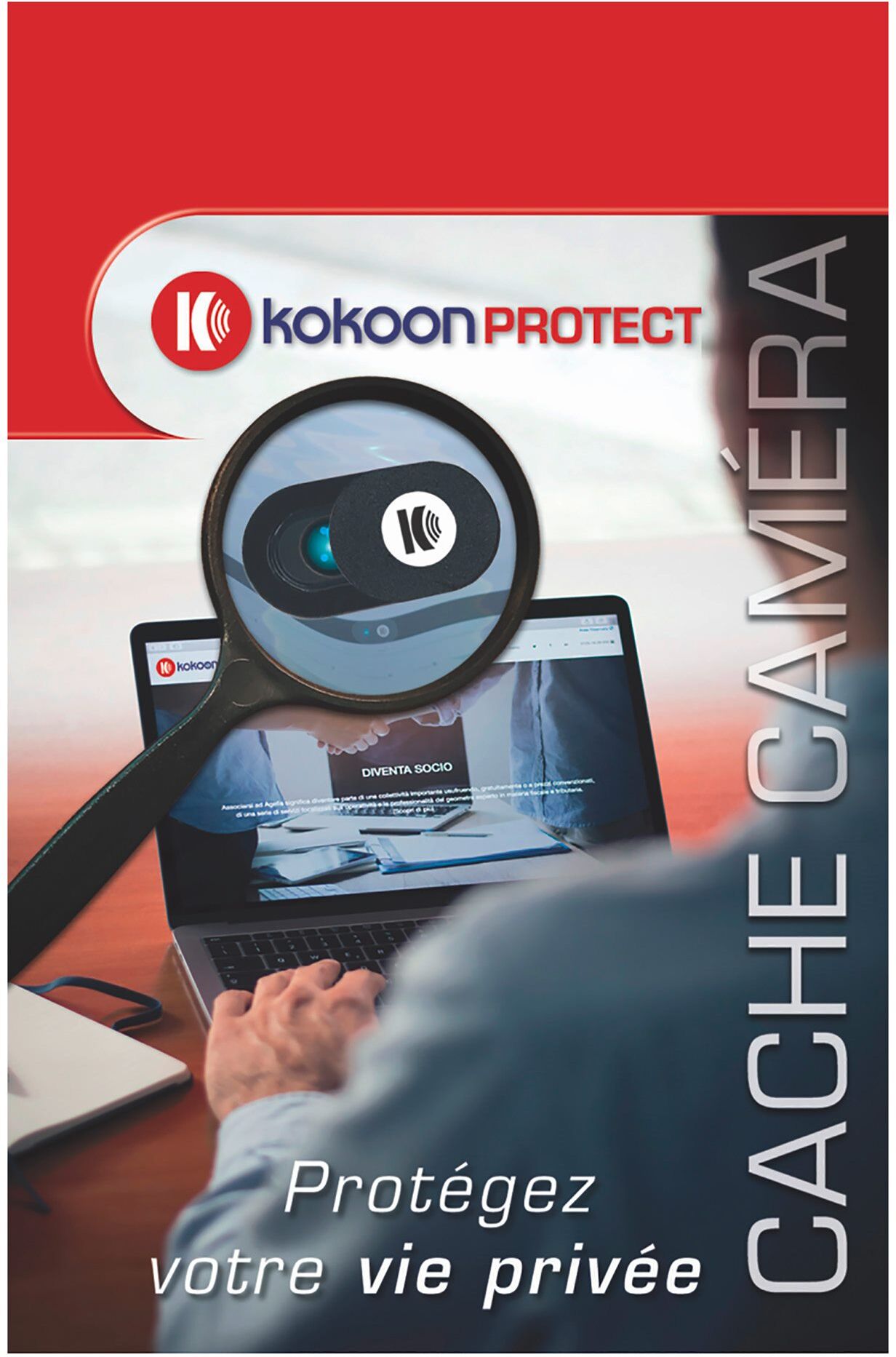 Cache caméra Kokoon Protect Vert