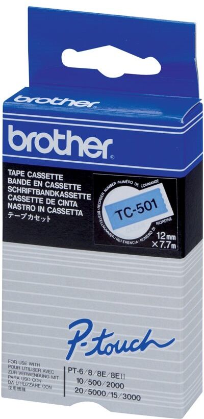 Brother TC-Tape TC-501 cassette à bande, Largeur de Jaune