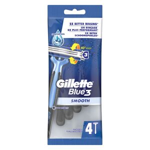 Gillette Rasoirs jetables blue3 Gillette - Sachet de 4 Anthracite