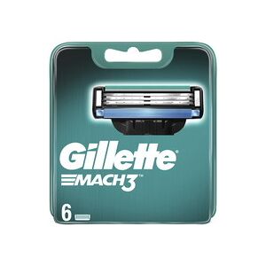 Gillette Lames de rechange Mach3, paquet de 6 Transparent