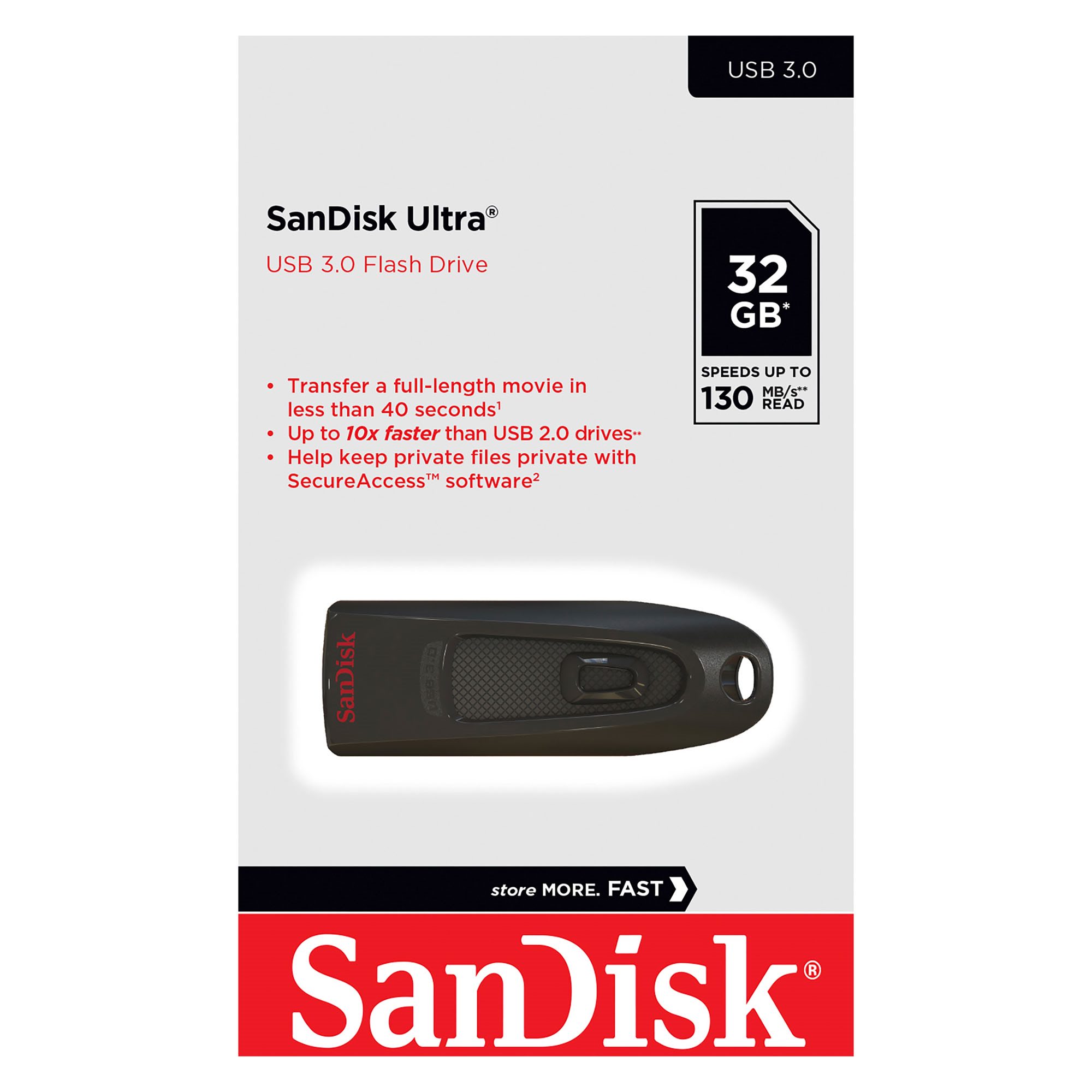 SanDisk Clé USB 3.0 SanDisk Ultra 32 Go