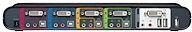 Belkin SOHO KVM Switch DVI & USB - commutateur écran-clavier-souris/audio/USB - 4 ports Belkin SOHO KVM Switch DVI & USB - commutateur écran-clavier-souris/audio/USB - 4 ports