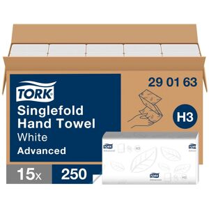 Tork Essuie-mains pliage enchevêtré Tork Advanced - Carton de 15 paquets