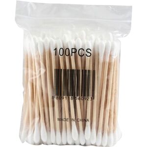 Coton tige en bois - Sachet de 100