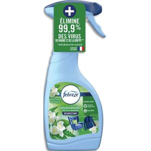 Febreze Spray 500 ml pour textiles, élimine les odeurs persistantes, désinfectant - Lot de 2 Bleu