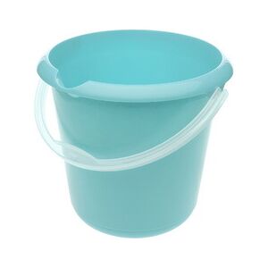 Keeeper Seau de nettoyage 'mika', rond, 10 litres, mint - Lot de 3 Crème