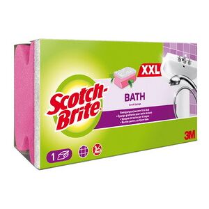 Scotch-Brite Eponge de nettoyage Soft, rose clair/blanc - Lot de 8