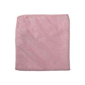 Rubbermaid Carré microfibre Economy, rose - Lot de 24