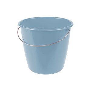 Keeeper Seau de ménage 'erik', rond, 5 litres, nordic-blue - Lot de 10