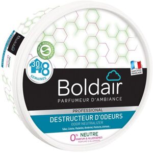 Boldair Pot 300g Gel destructeur d odeurs sans parfum Neutre - Lot de 2 - Publicité