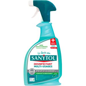 Nettoyant désinfectant antibactériens multi-surfaces Sanytol Professionnel - Spray 750 ml