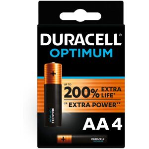 Duracell Pile Alcaline AA - LR06 Duracell Optimum - Blister de 4