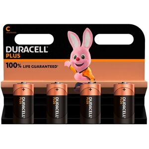 Duracell Pile C - LR14 Duracell Plus 1,5V - Blister de 4 piles