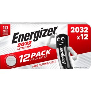 Energizer Pile bouton Lithium Energizer CR2032, Lot de 12 40