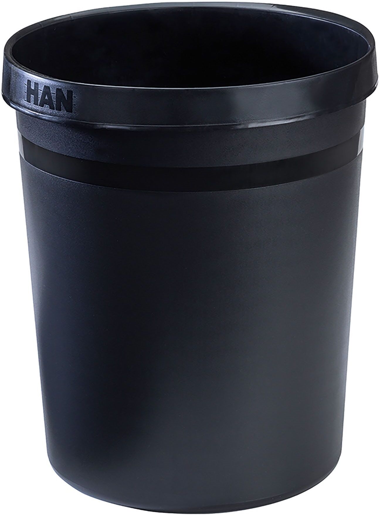 Corbeille à papier HAN Grip Karma 18 litres noir