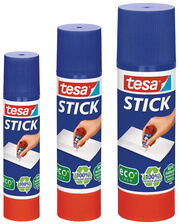 Tesa ecoLogo Stick Bâton de colle, sans solvant, 10 g - Lot de 13