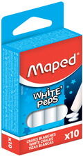 Maped Craie pour tableau WHITE'PEPS, rond, blanc - Lot de 27