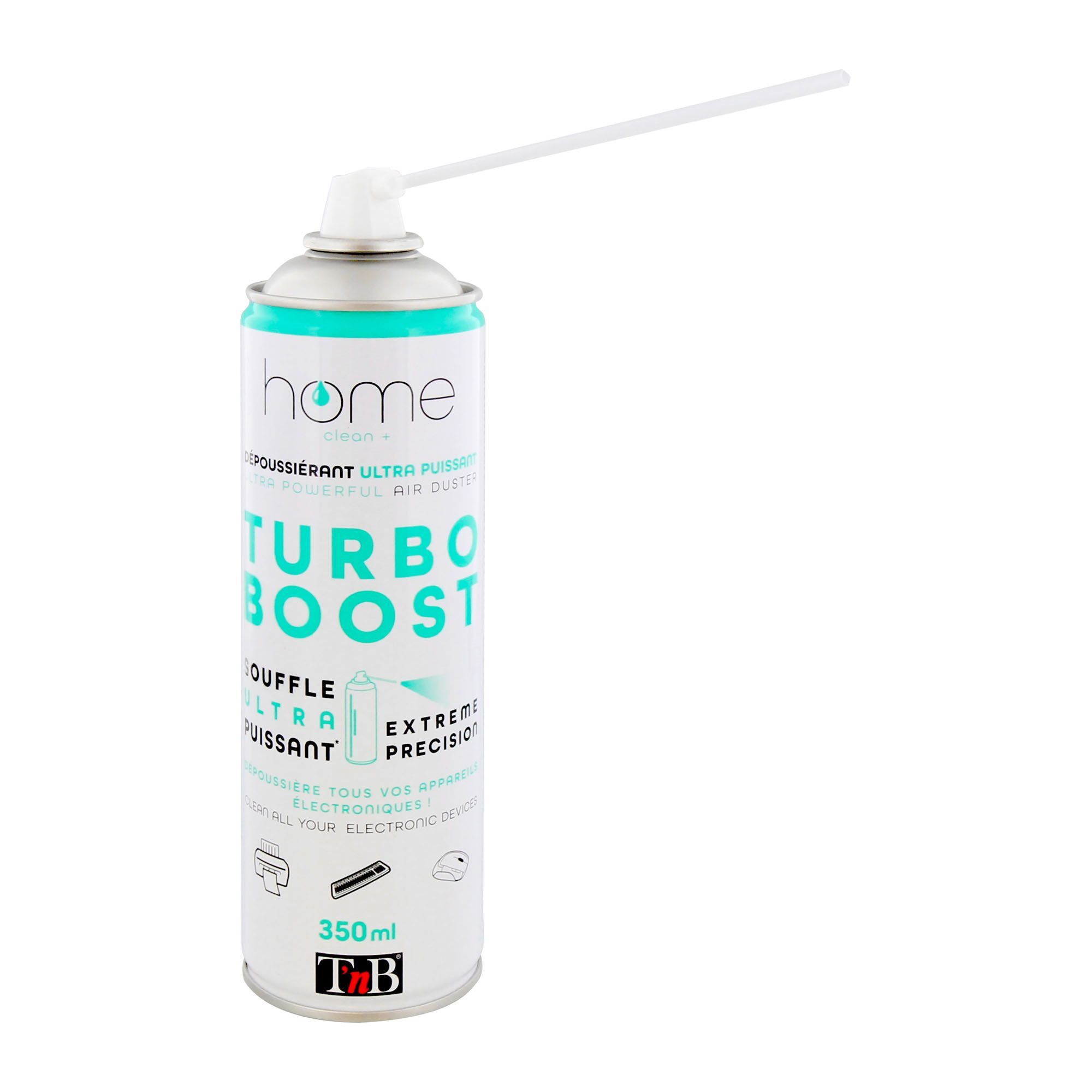 Aérosol dépoussiérant T'NB Turboboost - 350 ml Chêne clair