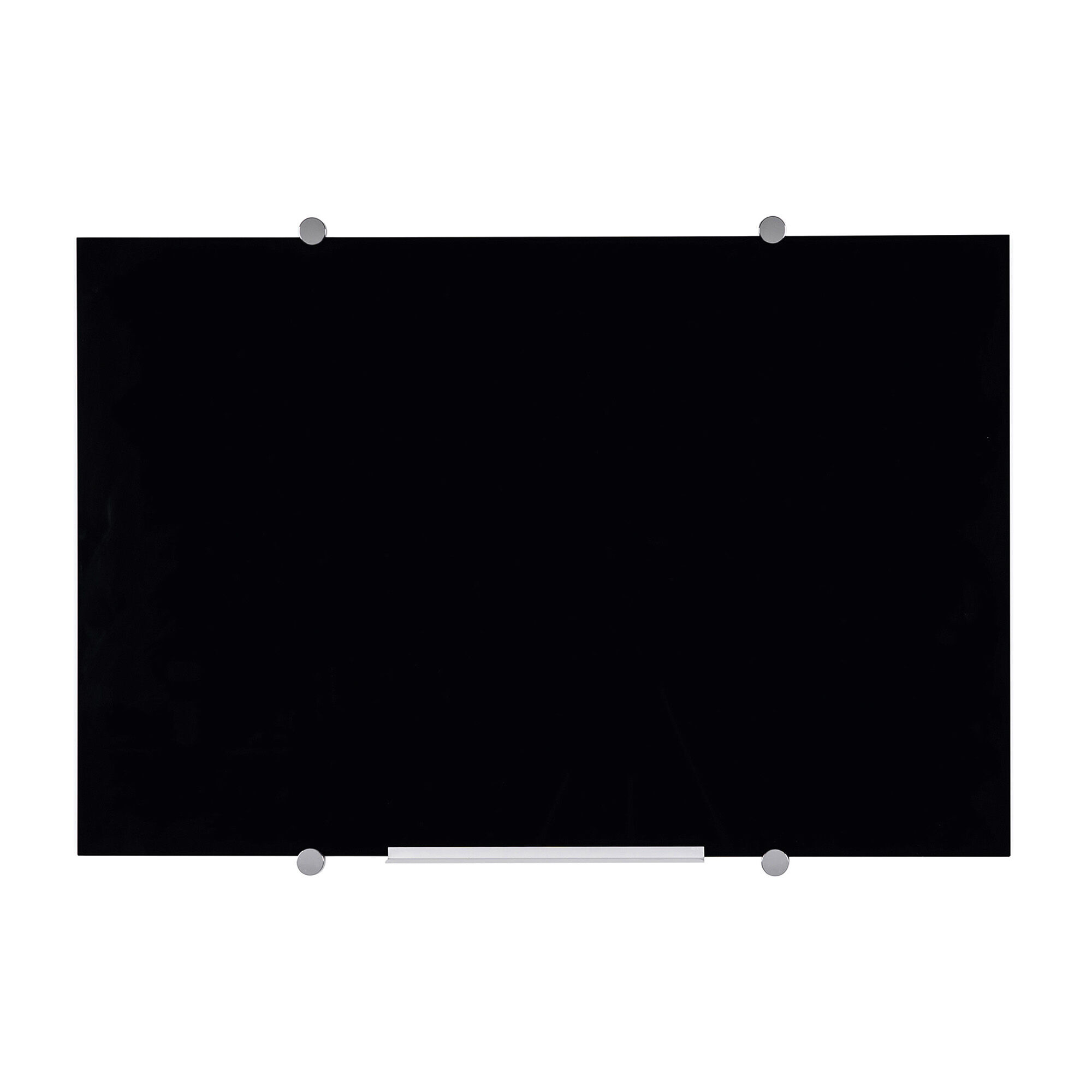 Tableau en verre magnétique Flow 90 x 120 cm Bi-Office noir