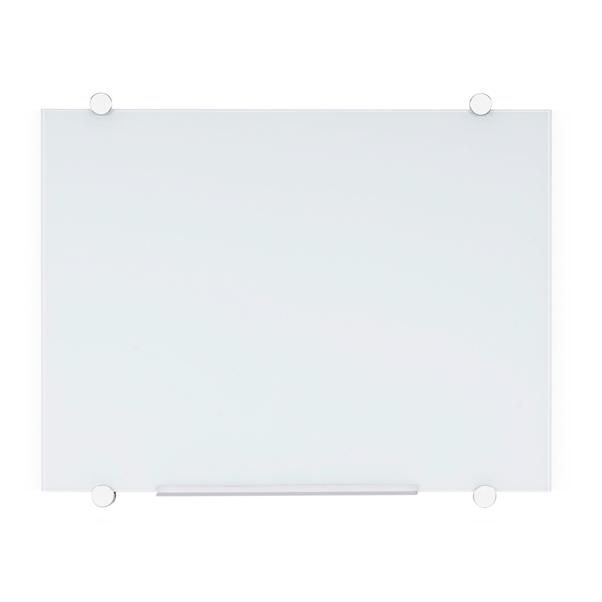 Tableau en verre magnétique Flow 90 x 120 cm Bi-Office blanc Jaune