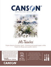 Canson Papier beaux-arts Mi-Teintes, en bloc, 240 x 320 mm - Lot de 2 Hortensia